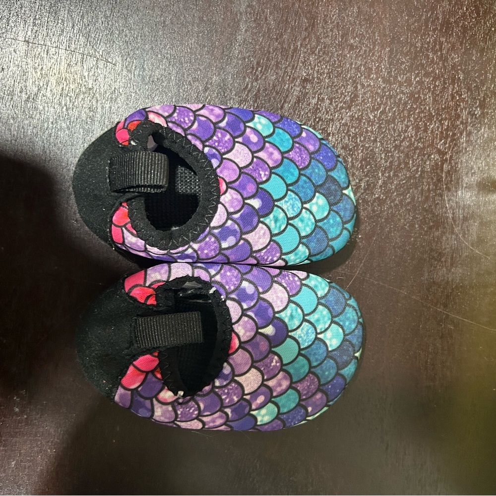 Colorful Mermaid Scale infant water Shoes